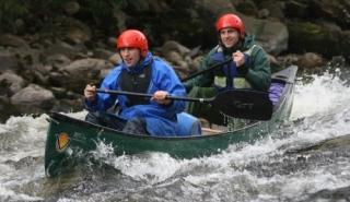 Out on the rapids